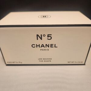 CHANEL N°5 Les Savons Soap Set in White Box